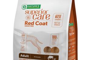 Корм Nature's Protection Superior Care Red Coat Grain Free Adult All Breeds with Salmon сухой с лососем для взрослых...
