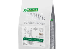 Корм Nature's Protection Superior Care White Dogs Insect All Sizes and Life Stages сухой с белком насекомых для собак...