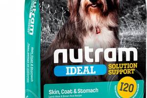 Корм Nutram I20 Ideal Solution Support Sensitive Skin Coat Stomach Dog сухой для собак с чувствительным пищеварением...