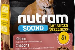 Корм Nutram S1 Sound Balanced Wellness Kitten сухой для котят 5.4 кг