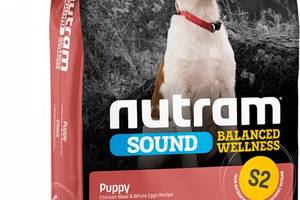 Корм Nutram S2 Sound Balanced Wellness Puppy сухой для щенят с курицей и цельными яйцами 11.4 кг