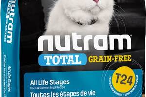 Корм Nutram T24 Total Grain-Free Salmon Trout Cat сухой с лососем и форелью для котов 5.4 кг