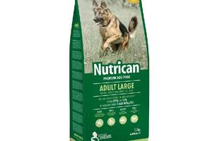 Корм Nutrican Adult Large Breed сухой с курицей для взрослых собак крупных пород 15 кг