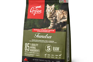 Корм Orijen Tundra Cat сухой с мясом птицей и рыбой для котов всех возрастов 1.8 кг