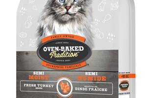Корм Oven-Baked Tradition Semi-Moist Cat Adult Turkey полувлажный с индейкой для взрослых котов 2.27 кг