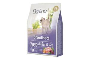 Корм Profine Cat Sterilised сухой с курицей и рисом для стерилизованных котов 2 кг