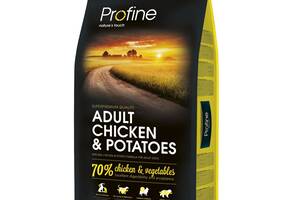 Корм Profine Dog Adult Chicken Potatoes сухой с курицей и картофелем для взрослых собак 15 кг