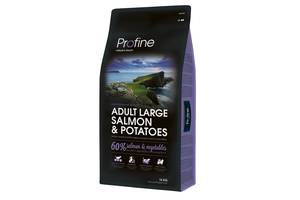 Корм Profine Dog Adult Large Breed Salmon Potatoes сухой с лососем и картофелем для взрослых собак крупных пород 15 кг