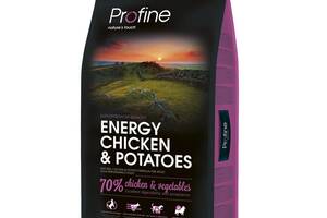 Корм Profine Dog Energy Chicken Potatoes сухой с курицей для энергичных собак 15 кг