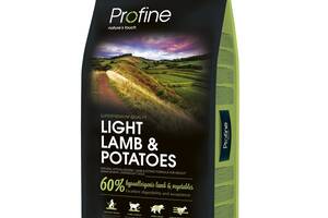 Корм Profine Dog Light Lamb Potatoes сухой с ягненком для взрослых собак с избыточным весом 15 кг