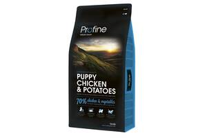 Корм Profine Puppy Chicken Potatoes сухой с курицей для щенят 15 кг