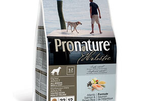 Корм Pronature Holistic Dog Atlantic Salmon Brown Rice сухой с лососем и рисом для взрослых собак 2.72 кг