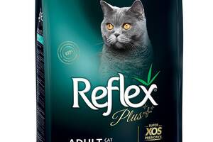 Корм Reflex Plus Cat Adult Sterilised Chicken сухой с курицей для стерилизованных котов 15 кг