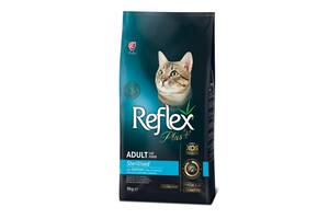 Корм Reflex Plus Cat Adult Sterilised Salmon сухой с лососем для стерилизованных котов 8 кг