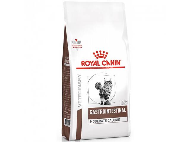 Корм Royal Canin Gastrointestinal Moderate Calorie Feline сухой для взрослых котов с проблемами пищеварения и избыточ...
