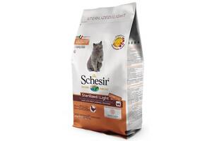 Корм Schesir Cat Sterilized Light сухой монопротеиновый для кастрированных котов или котов склонных к полноте 10 кг