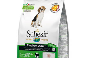 Корм Schesir Dog Medium Adult Lamb сухой с ягненком для собак средних пород 3 кг