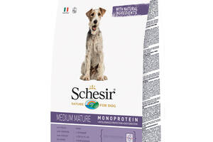 Корм Schesir Dog Medium Mature сухой с курицей для пожилых собак средних пород 3 кг