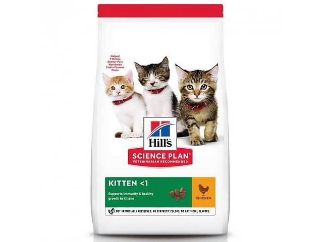 Корм сухой для котят Hill's Science Plan Kitten c курицей 3 кг (052742024363)