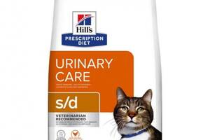 Корм сухой для лечения мочекаменной болезни у котов Hill's Prescription Diet Feline S/D 3 кг (052742042473)