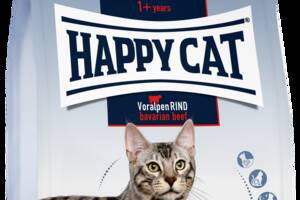 Корм сухой для взрослых котов с альпийской говядиной Happy Cat Culinary Voralpen Rind 4 кг