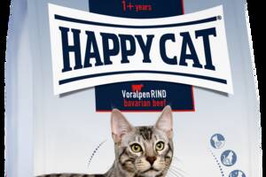 Корм сухой для взрослых котов с говядиной Happy Cat Culinary Voralpen Rind 10 кг