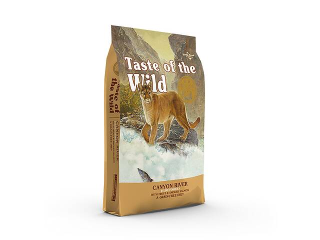 Корм Taste of the Wild Canyon River Feline Formula сухой с форелью и копченым лососем для кошек всех возрастов 6.6 кг