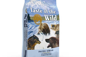 Корм Taste of the Wild Pacific Stream Canine Formula сухая с лососем для взрослых собак всех пород с чувствительным п...