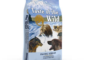 Корм Taste of the Wild Pacific Stream Canine Formula сухой с лососем для взрослых собак всех пород с чувствительным п...