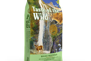 Корм Taste of the Wild Rocky Mountain Feline Formula сухой с запеченной косулей и копченым лососем для кошек всех воз...