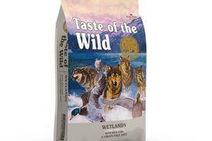 Корм Taste of the Wild Wetlands Canine Formula сухой с уткой и запеченной перепелкой для активных собак всех пород 5...