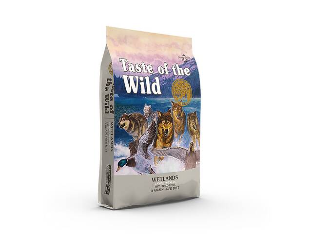 Корм Taste of the Wild Wetlands Canine Formula сухой с уткой и запеченной перепелкой для активных собак всех пород 11...