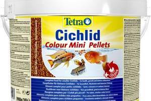 Корм Tetra Cichlid Colour Mini для аквариумныx рыб в гранулаx 10 л (4004218201385)