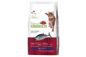 Корм Trainer Natural Super Premium Adult with Tuna сухой с тунцом для взрослых кошек 3 кг