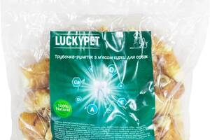 Лакомства для собак Lucky Pet Трубочка рулетик №1 с мясом курицы 3-4 см 40 шт (4820268551382)