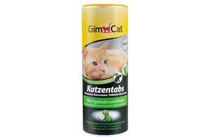 Лакомства GimCat Katzentabs витаминизированные для кошек с алгобиотином 425 гр