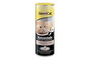 Ласощи GimCat Katzentabs витаминизированные с биотином и вкусом маскарпоне для котов 425 гр