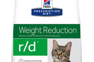 Лечебный корм Hill's PD r/d Weight Reduction для снижения веса у кошек 1.5 кг (052742918709)
