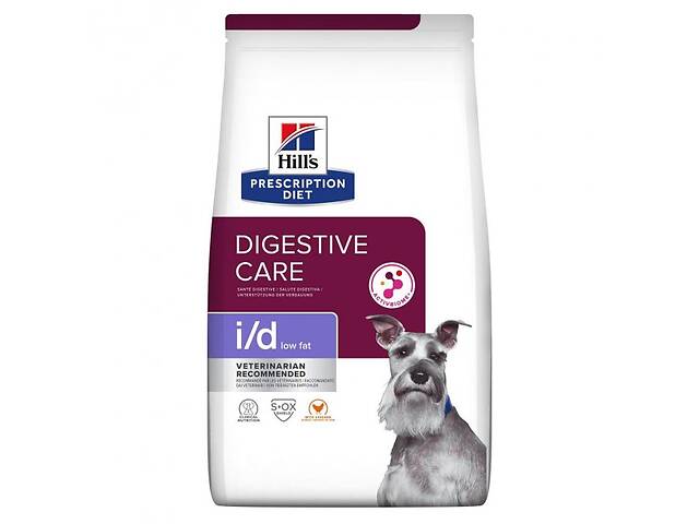 Лечебный корм Hill's Prescription Diet i/d Low Fat для собак с расстройствами пищеварения 1.5 кг (052742040578)