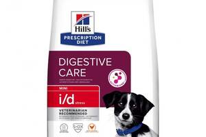 Лечебный корм Hill's Prescription Diet i/d Stress Mini для собак уход за пищеварением при стрессовых факторах 1 кг (0...