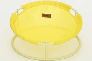 Лежак для домашних животных складной MISOKO&CO Pet bed round 45x45x22 см желтый
