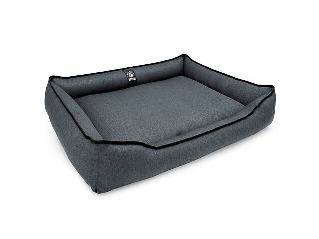 Лежак для собак всех пород EGO Bosyak Рогожка L 90x75 Серый (спальное место для больших собак)