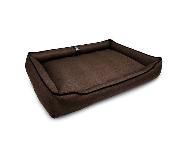 Лежак для собак всех пород EGO Bosyak Рогожка XL 105x80 Коричневый (спальное место для больших собак)