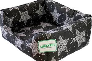 Лежак для собак и кошек Lucky Pet Рей №1 30 x 40 x 21 см Серый (4820224210971)