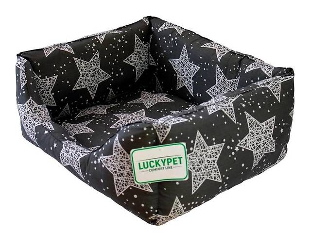 Лежак для собак и кошек Lucky Pet Рей №1 30 x 40 x 21 см Серый (4820224210971)