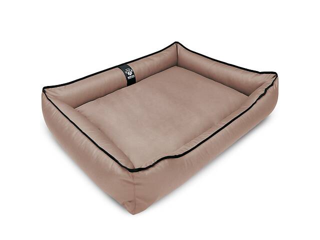 Лежак для собак всех пород EGO Bosyak Waterproof L 90х75 Кофе с молоком (спальное место для больших собак)
