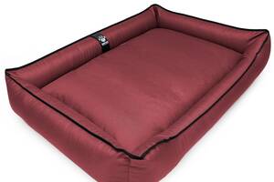 Лежак для собак всех пород EGO Bosyak Waterproof XL 105х80 Бордовый (спальное место для больших собак)