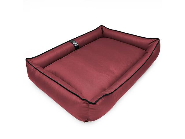 Лежак для собак всех пород EGO Bosyak Waterproof XL 105х80 Бордовый (спальное место для больших собак)