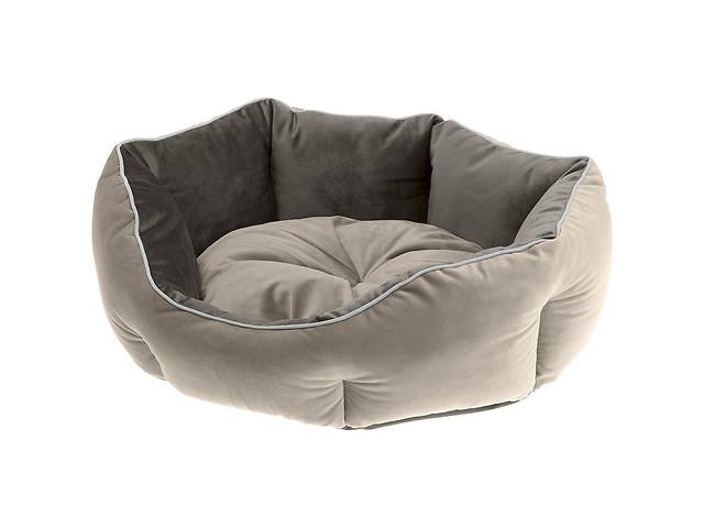 Лежак - диван для собак и кошек Ferplast Queen (Ферпласт Квин) 60 х 46 х h 20 см - 60, Серый