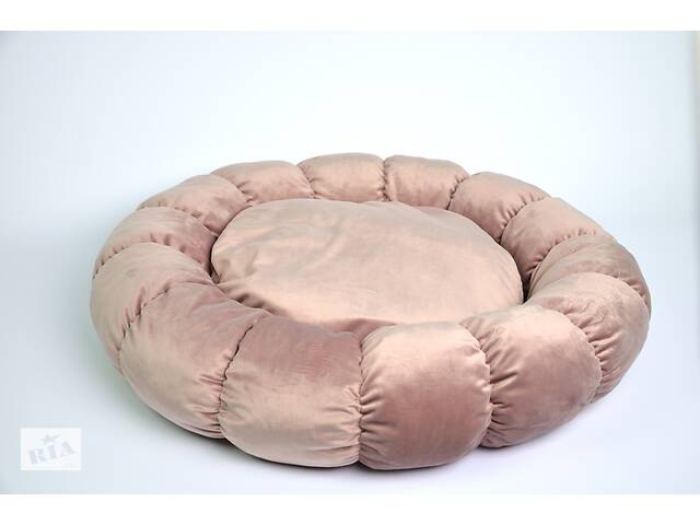 Лежак круглый 304083 Zoobaza розовый 60х15 см
